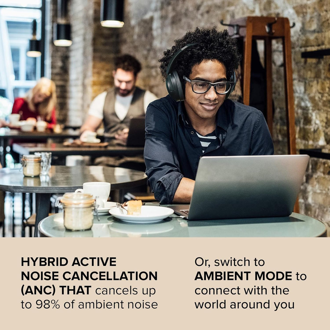 Creative Zen Hybrid 2, Kabellose Over-Ear-Kopfhörer, Bis zu 67 Stunden (ANC aus), Hybrid-Active-Nois