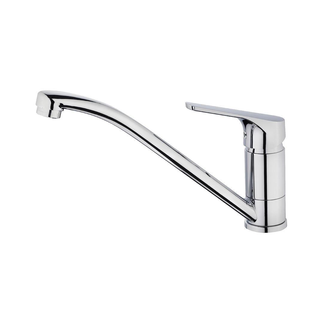 GRIFO MTP 913 CROMO Monomando de caño giratorio de fácil limpieza y aireador anticalcáreo Chromefarb