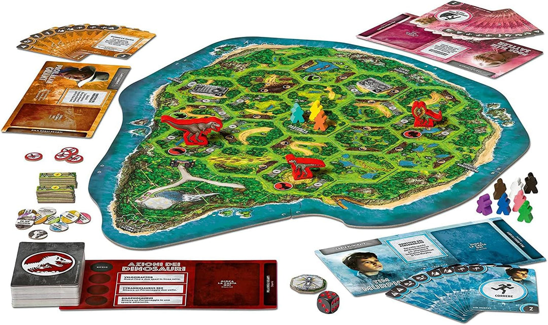 Ravensburger – Jurassic Park Danger, Brettspiel, 2-5 Spieler, 10+ Jahre