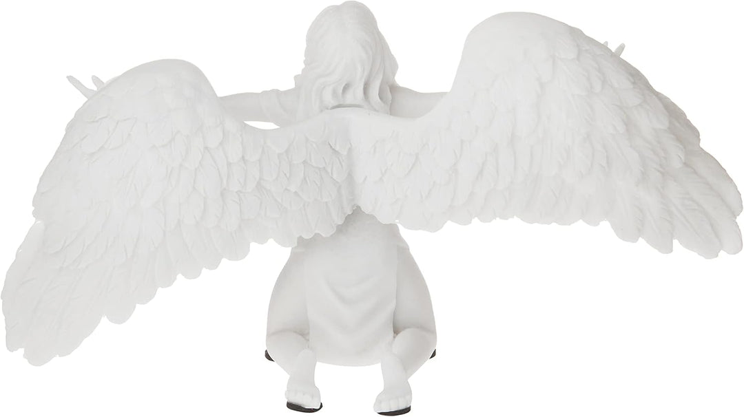 Design Toscano Beten für den Frieden, Engelsstatue aus Marmor-Kunstharz