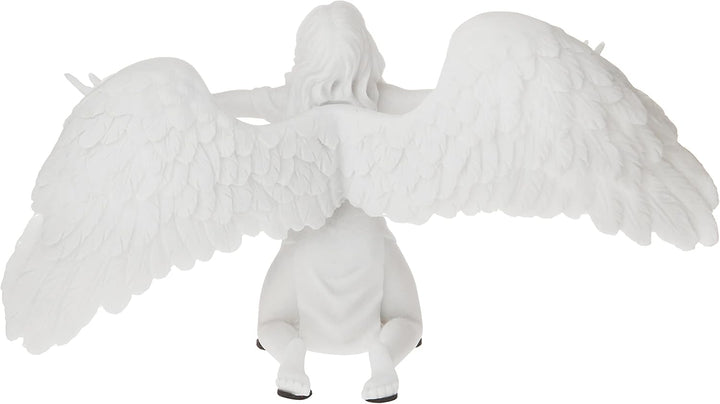 Design Toscano Beten für den Frieden, Engelsstatue aus Marmor-Kunstharz