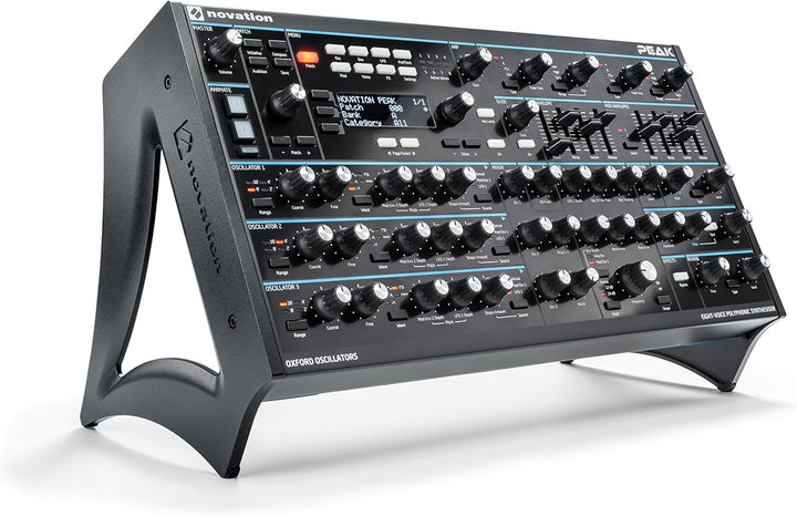 Novation Peak 8-stimmiger polyphonischer Desktop-Synthesizer Synthesizer-Ständer, Synthesizer-Stände