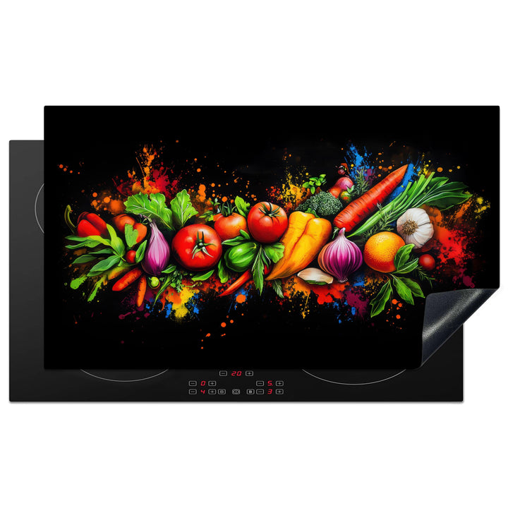 Herdabdeckplatte 90x52 cm Einteilig Induktionsmatte Küche Abdeckung Ceranfeld Herd Abdeckplatte Deko