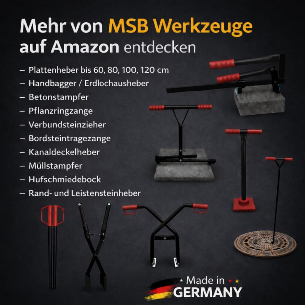 MSB - Werkzeuge NEU! Pflanzringzange - Pflanzsteinzange - Zange - Bordsteinzange - Plattenheber