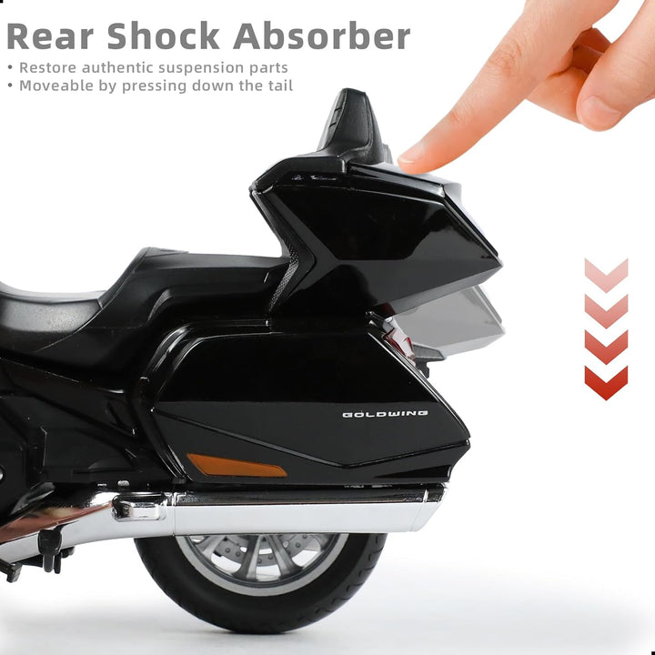 1:12 Motorrad Modell kompatibel für Honda Glodwing Legierung Diecast Motorrad Modell Spielzeug Mini