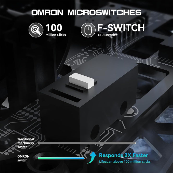 ATTACK SHARK R5 Ultra Carbonfaser HyperSpeed Kabellose Gaming-Maus, 39g ultraleichte Maus, 2,4G/BT/U