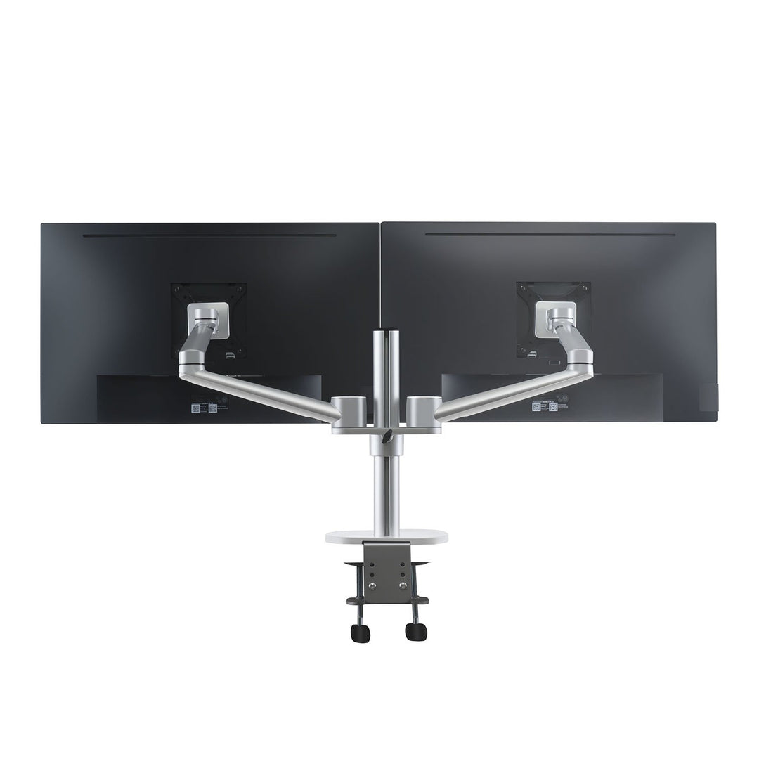 ThingyClub® Adjustable Aluminium Universal Full Motion Desk Mount Arm Stand Bracket (Dual Monitors -