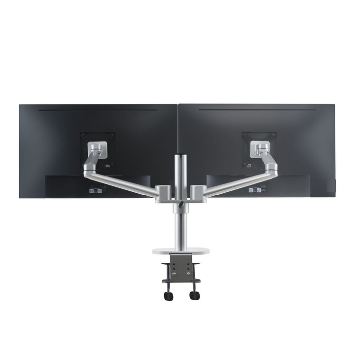 ThingyClub® Adjustable Aluminium Universal Full Motion Desk Mount Arm Stand Bracket (Dual Monitors -