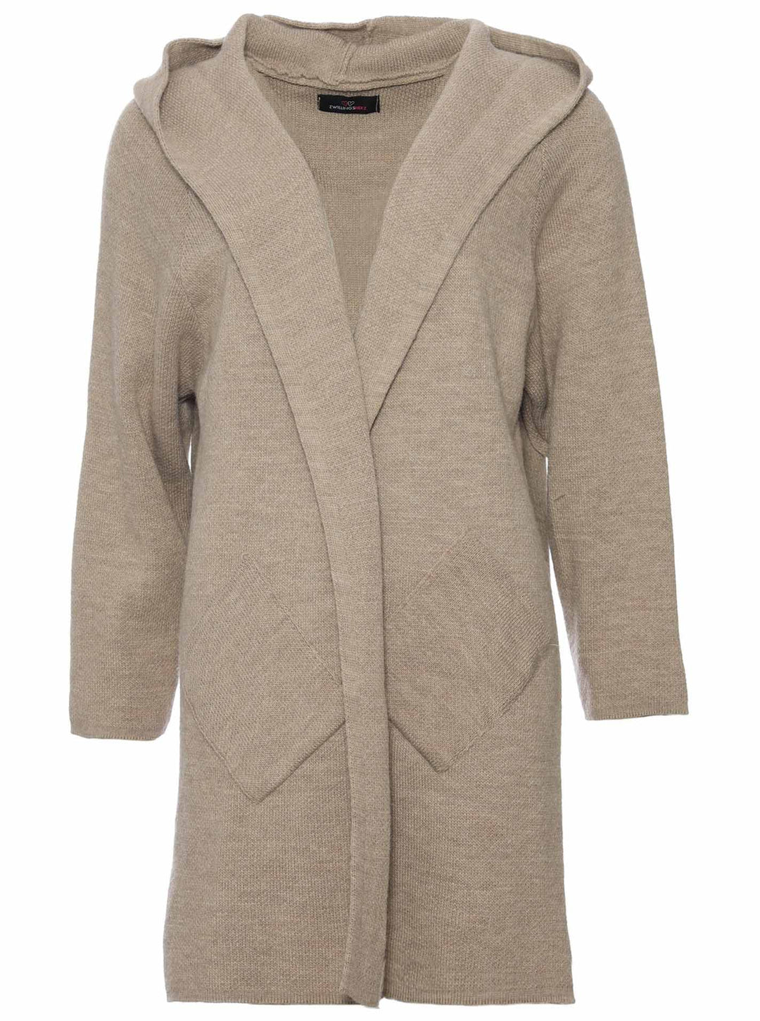 Zwillingsherz Strickjacke Cardigan für Damen - Hochwertiger Mantel Überwurf warm kuschelig weich mit