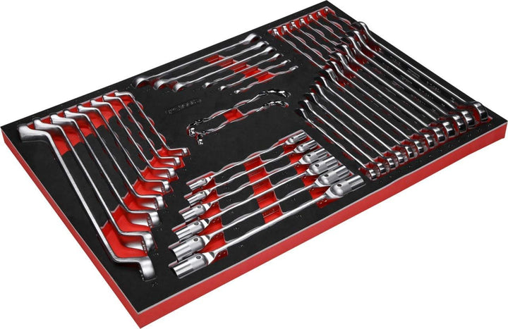 KS Tools 811.1041 Schraubenschlüssel-Satz in Schaumstoffeinlage, 41-tlg