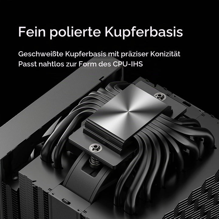 PCCOOLER CPS RZ820 CPU Kühler, 290W Dual Tower CPU-Luftkühler, 8 Heatpipes CPU Kühlung mit drei Modi