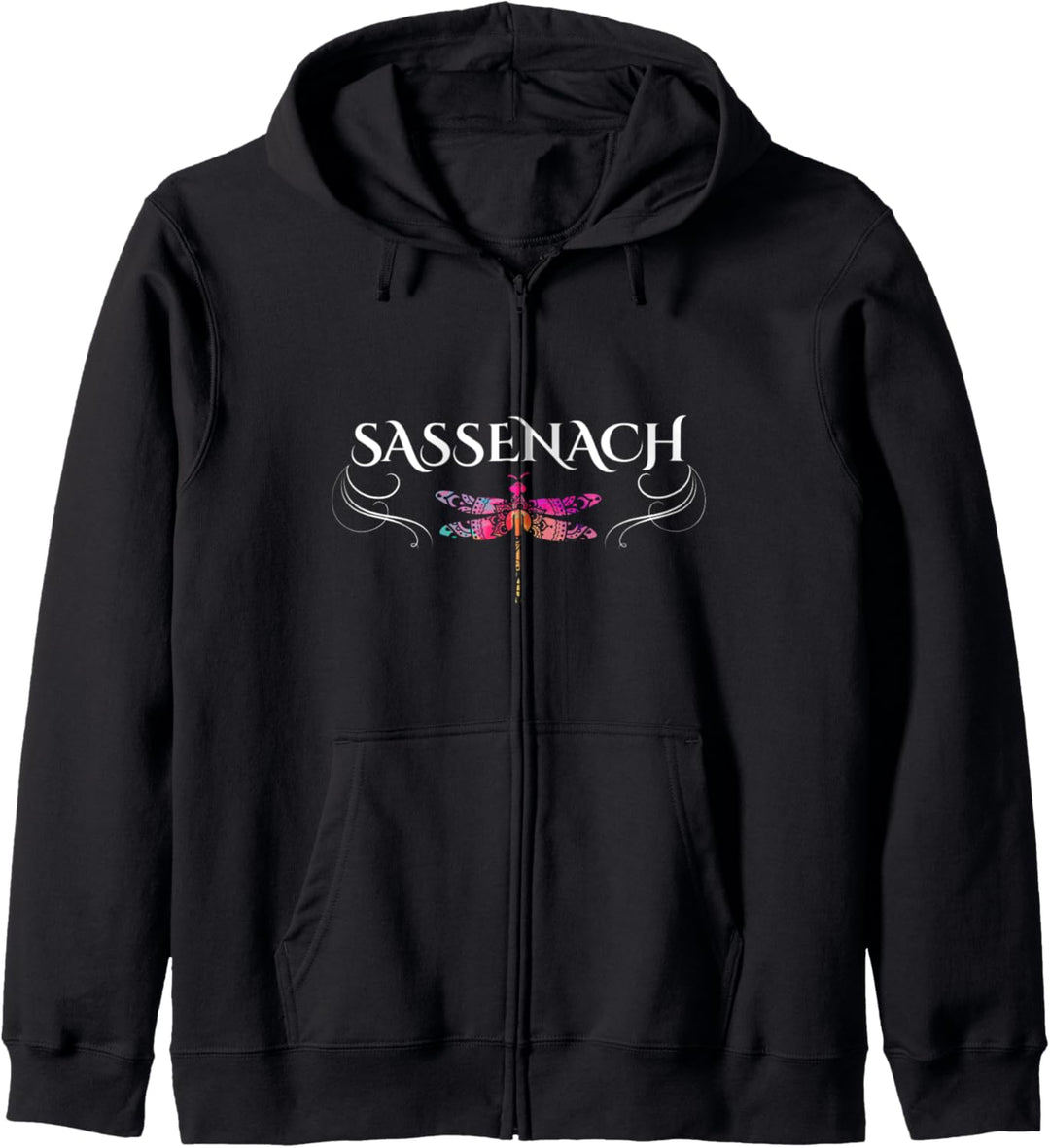 Sassenach Libelle Gälisches schottisches Design Kapuzenjacke