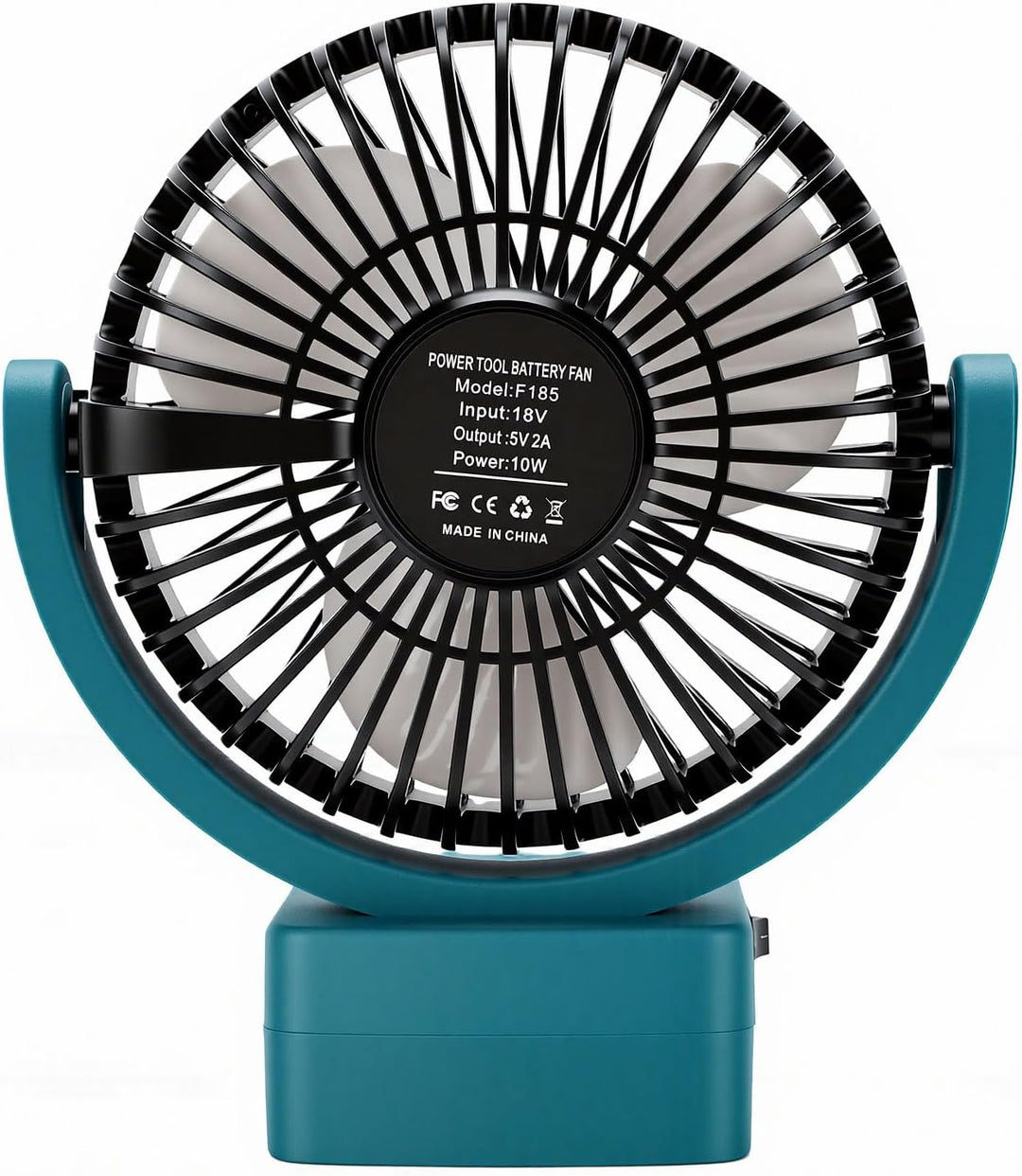 Sxhlseller 20-V-Baustellenventilator mit Bürstenlosem Motor | Tragbarer Ventilator mit 360°-Drehung