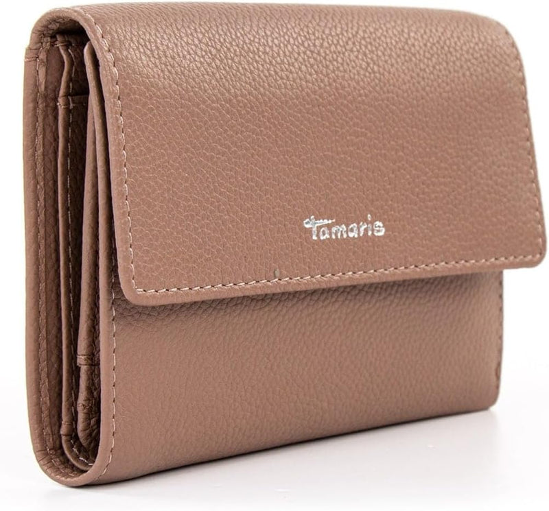 Tamaris Geldbörse TAS Amanda 50006 Damen Geldbörsen Uni Taupe 900 Einheitsgrösse Taupe 900, Einheits