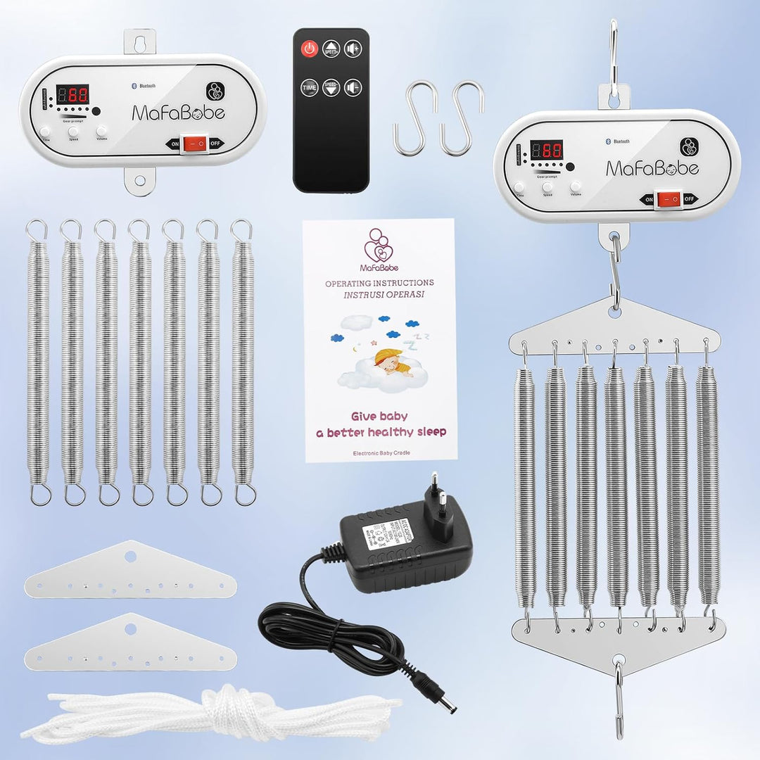 Elektrische Babyschaukel Controller für Neugeborenes, Federwiege Motor Belastbarkeit 19 kg mit Fernb