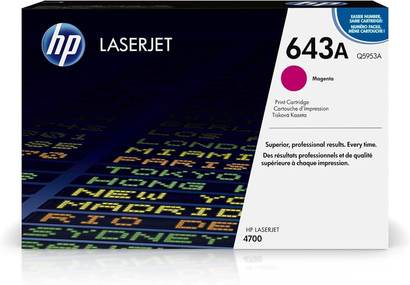 HP 643A Magenta Original LaserJet Tonerkartusche, magenta