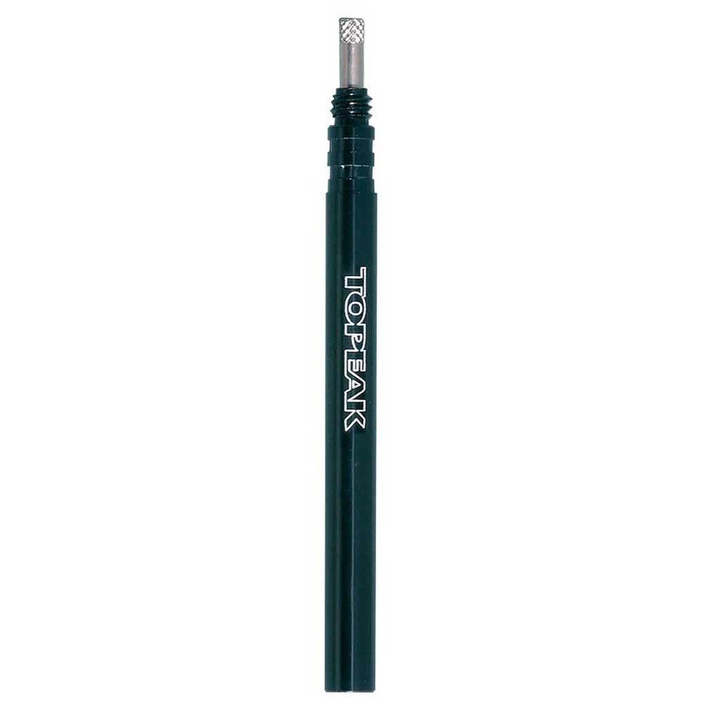 Topeak Ventiladapter Presta Valve Extender XL aus Aluminium in der Farbe Schwarz, Masse: 0,7cm x 0,7