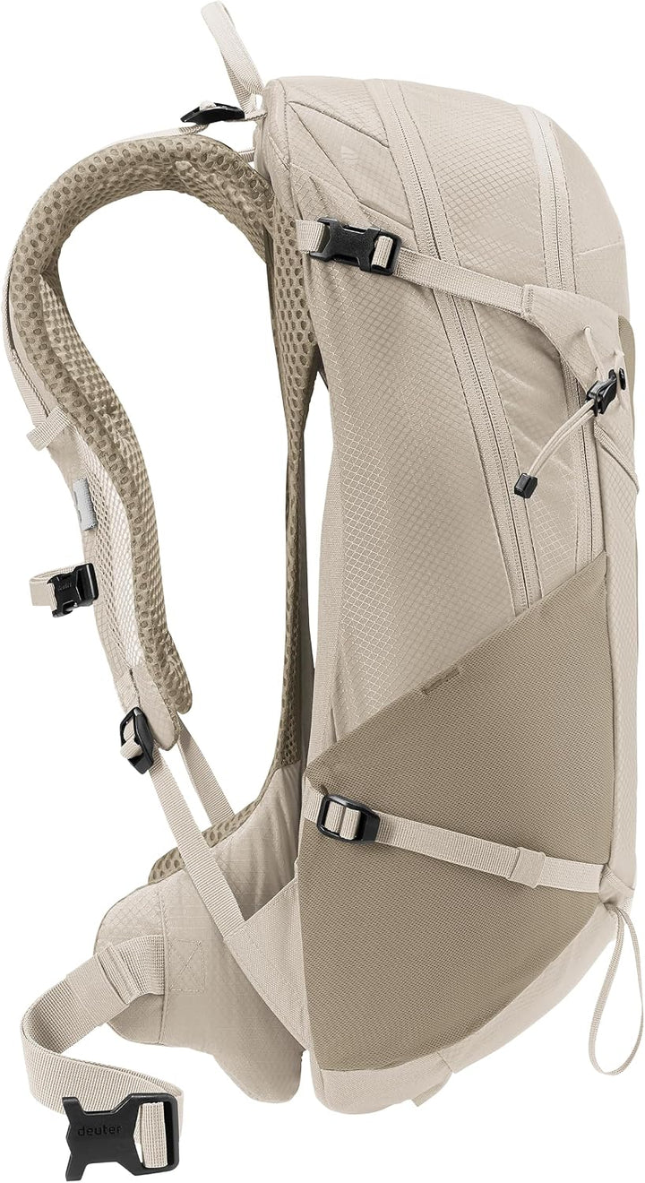 deuter Futura 23 Wanderrucksack mit Netzrücken &amp; Regenhülle Greystone-alu, Greystone-alu