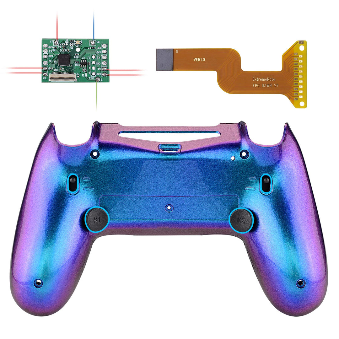 eXtremeRate DAWN2.0 FlashShot Trigger Stop Remap Kit für ps4 CUH-ZCT2 Controller,DIY-Ersatz Hülle Ge