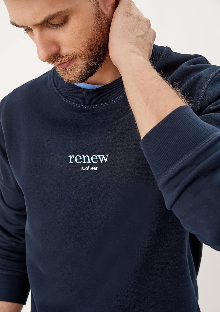 s.Oliver Herren Sweatshirt S Blue Nights, S Blue Nights