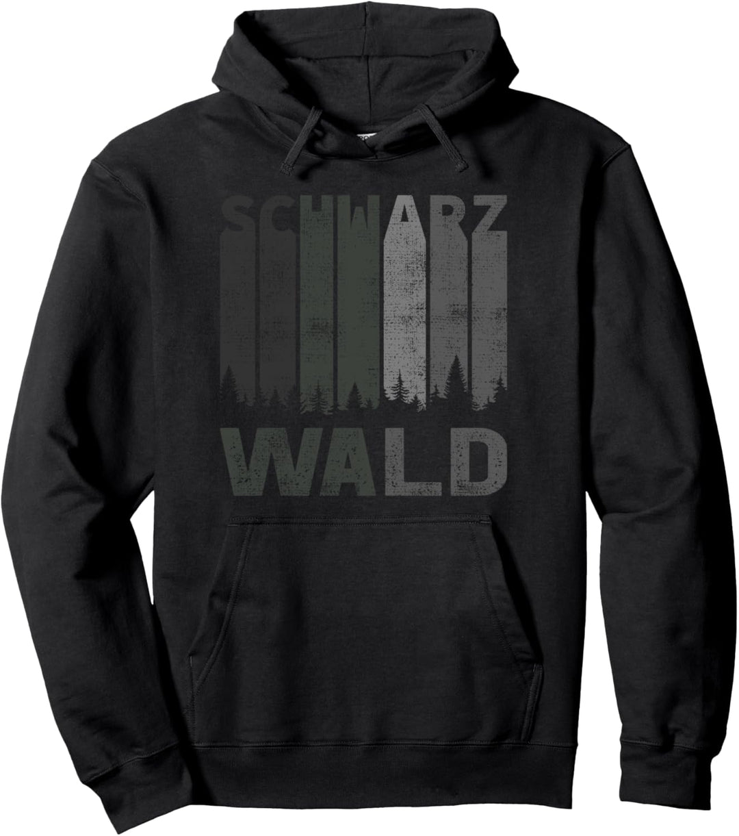 Retro Schwarzwald Wald Natur Schwaben Geschenk Pullover Hoodie