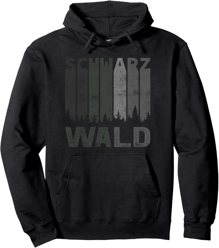Retro Schwarzwald Wald Natur Schwaben Geschenk Pullover Hoodie