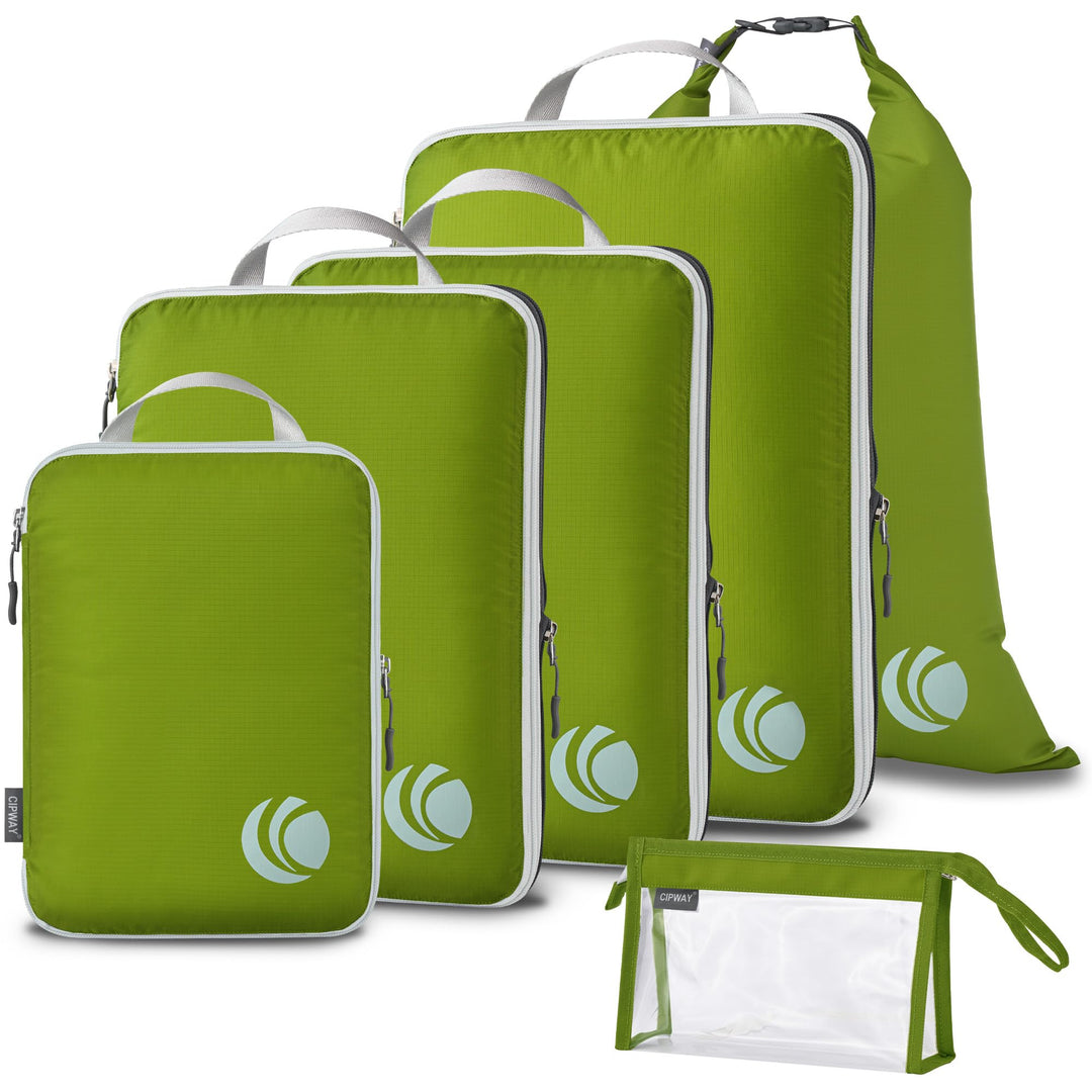 Cipway Kompression Koffer Organizer Set für Rucksack ，Ultraleichte Packtaschen Compression Packing C