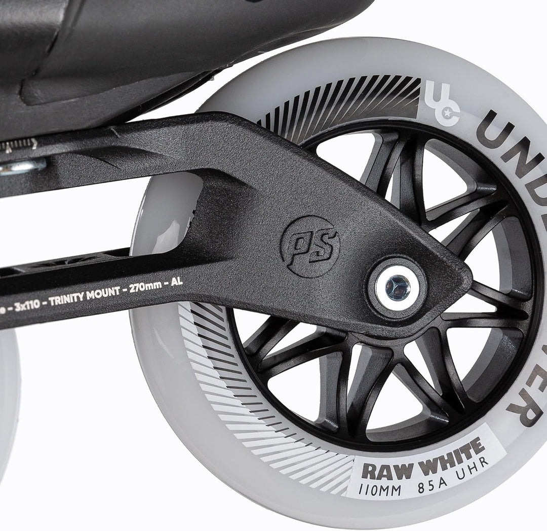 Powerslide Inline Skate Kaze 110, für Urban und Fitness, für Damen und Herren 45, 45
