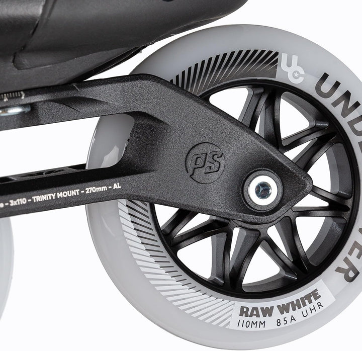 Powerslide Inline Skate Kaze 110, für Urban und Fitness, für Damen und Herren 45, 45