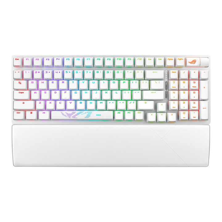 ASUS ROG Strix Scope II 96 Wireless ROG NX SNOW Drei-Modus-Konnektivität weiss, ROG NX SNOW Drei-Mod