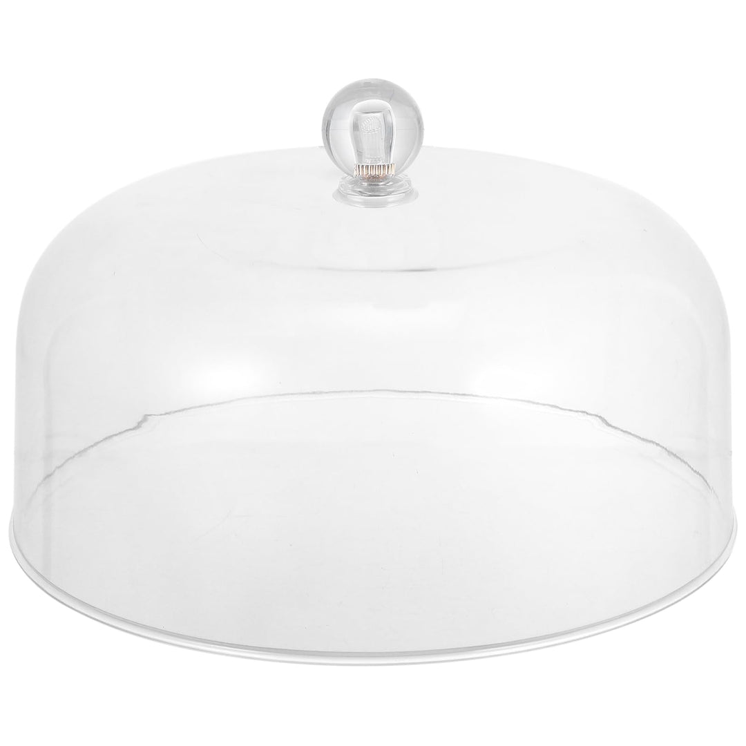HEMOTON Transparente Lebensmittelabdeckung 6.7 Zoll Acryl Tortenglocke Staubdichte Kuchenhaube Prakt