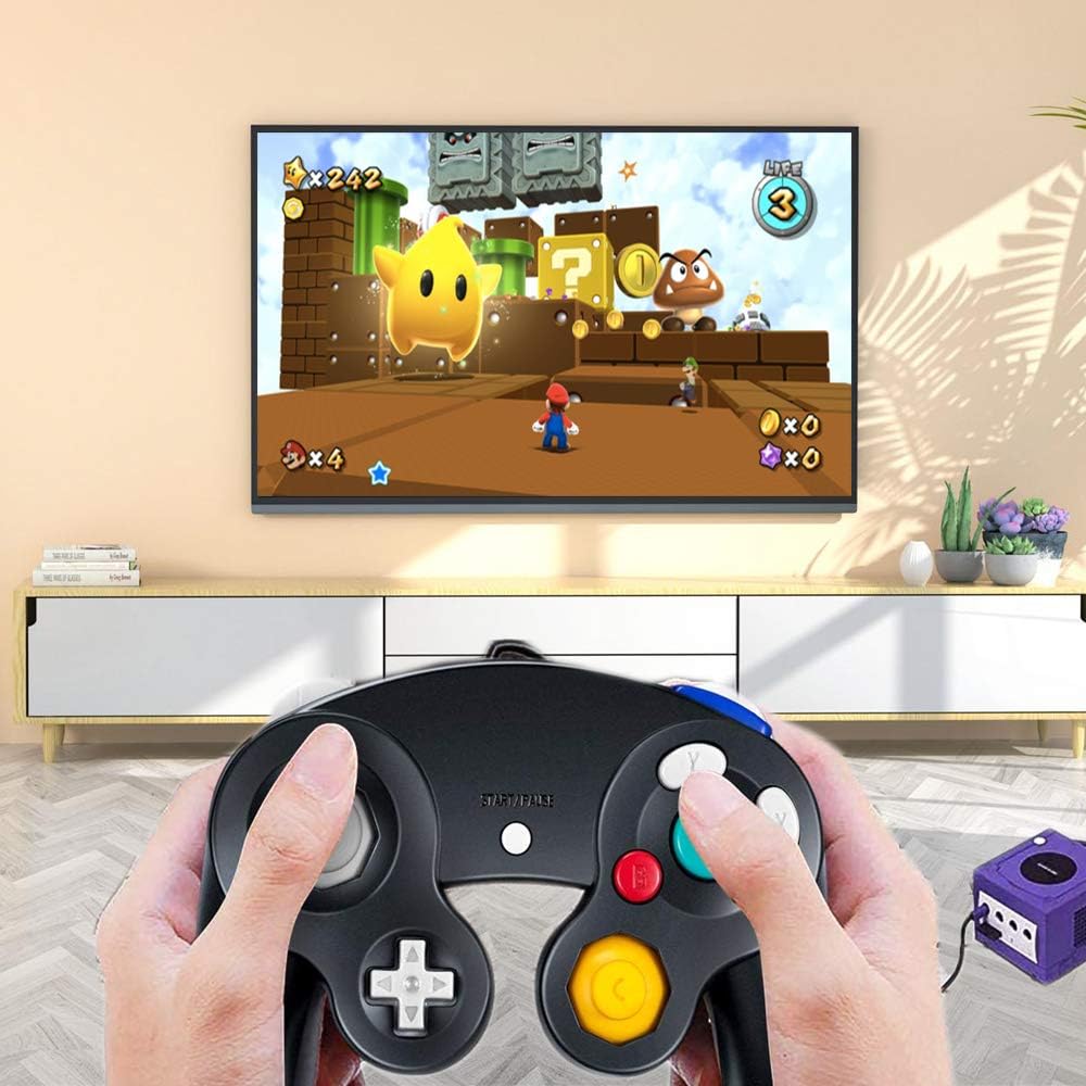 Controller für Gamecube,SONVIEE Wired NGC Controller für Game Cube Classic Game Cube NGC Controller