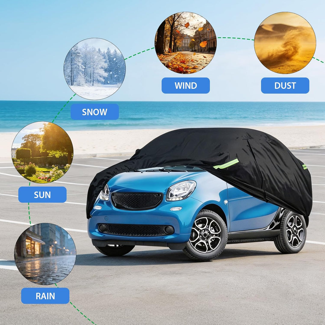 Autoplane Wasserdicht Atmungsaktiv Kompatibel mit Smart Fortwo 2006-2025