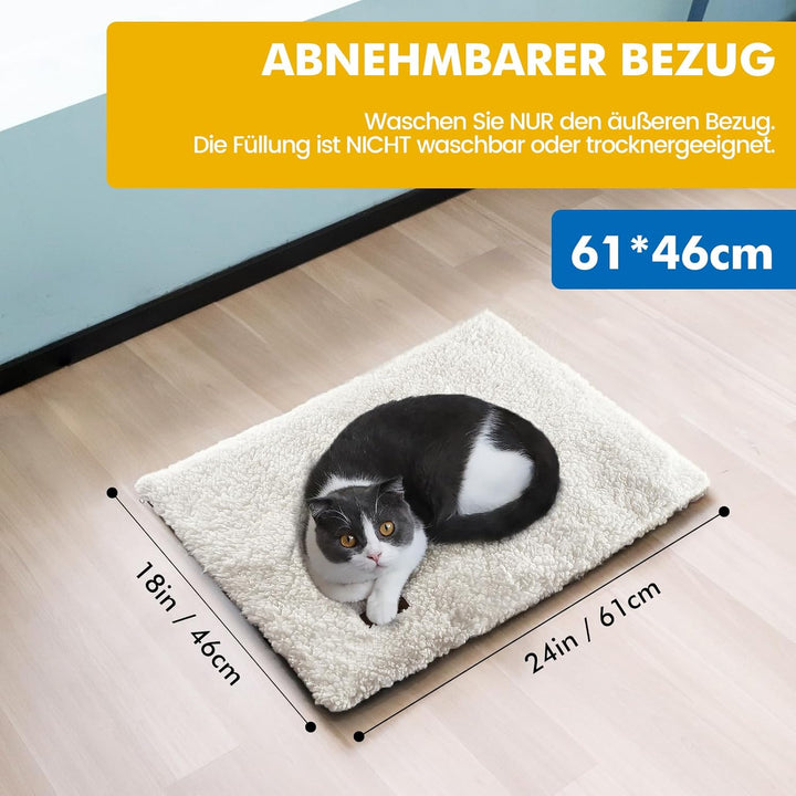 Mora Pets Selbstheizende Katzendecke Selbstwärmend Decke Katze, Heizdecke für Katze Ohne Strom, Wärm