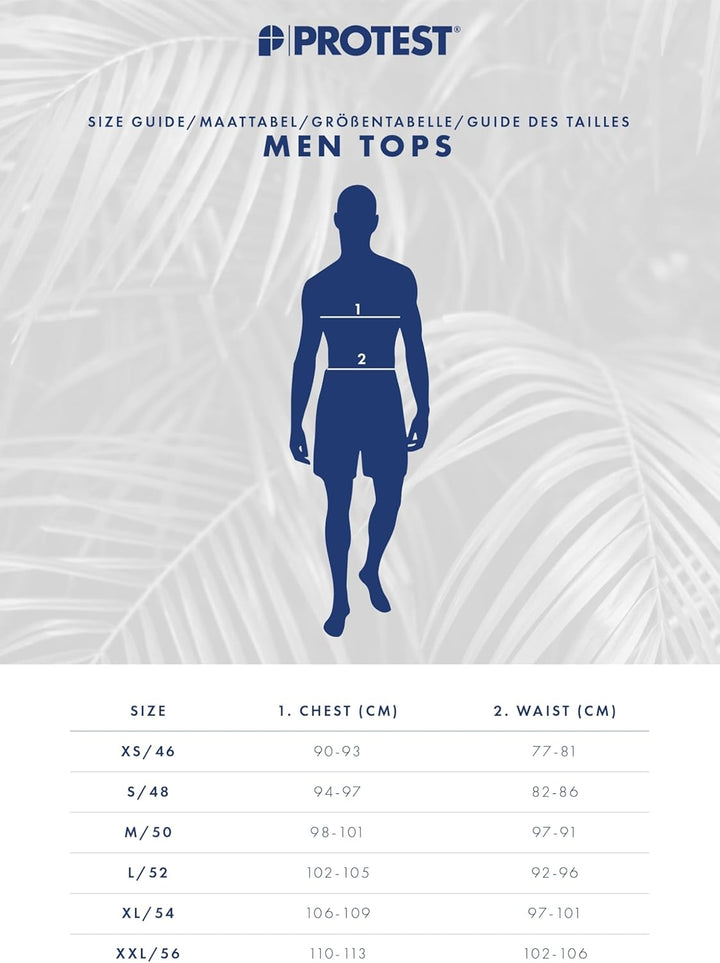 Protest Herren 1/4-reissverschluss PERFECTO XS Yale Blue, XS Yale Blue