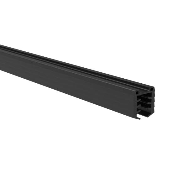 Sellon24 Dichtung Nutrohr EPDM Gummi schwarz Glas 8-11mm L2500mm Aluprofil Glasgeländer Rolle 2,5m
