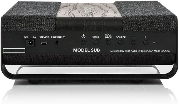 Tivoli Audio 815097018117 "Art Line Model SUB WLAN Subwoofer Ash Schwarz, Ash Schwarz