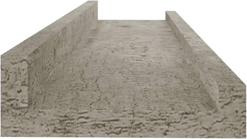 homiuse Wandregal 4 STK. Betongrau Wandregal Holz Wand BüCherregal Wand Regal Holz Wandregal KüChe K