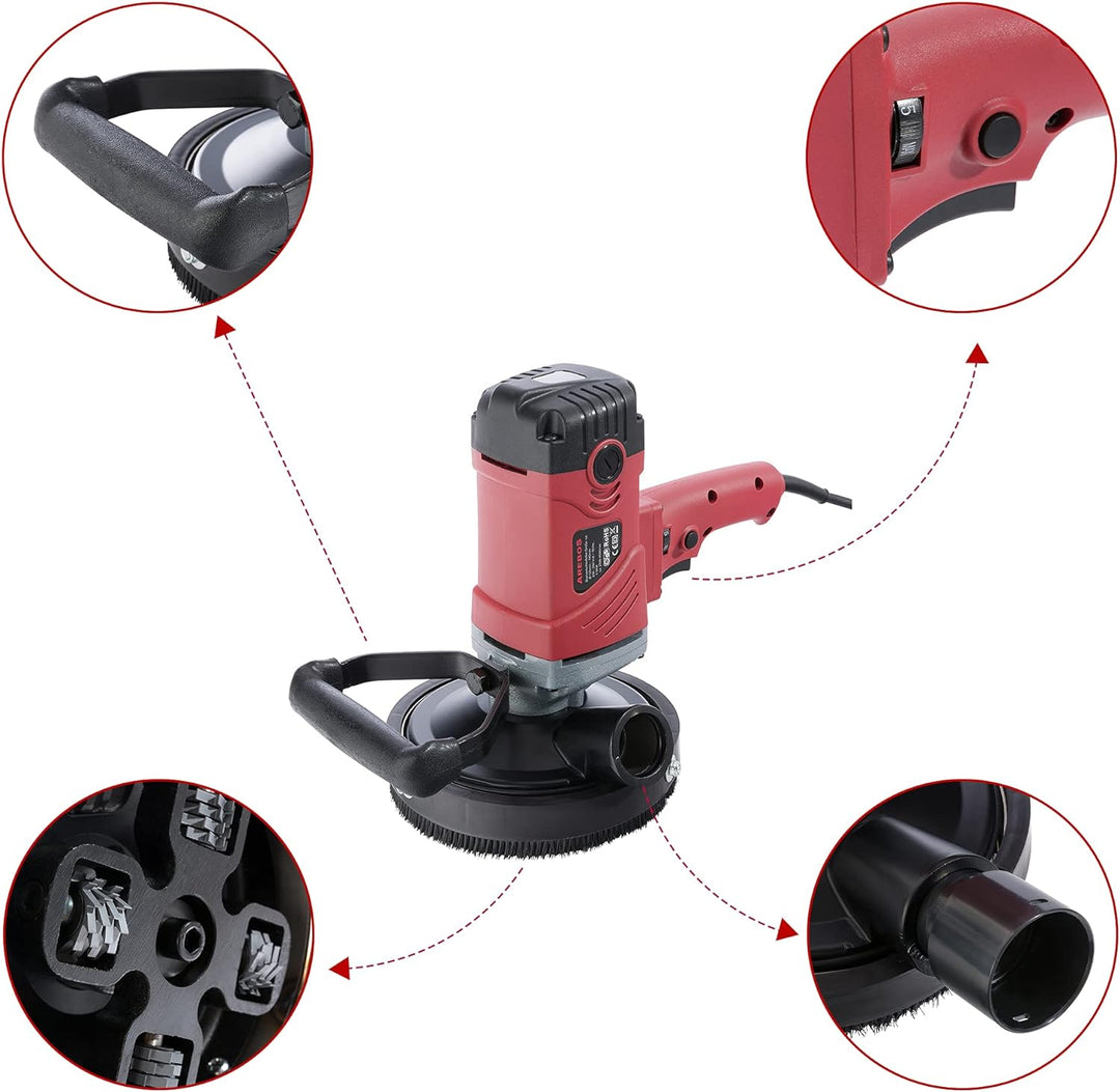 Arebos 4260199752364 - Fräsmaschine für Beton - Sanierungsfräse (1.500 W)