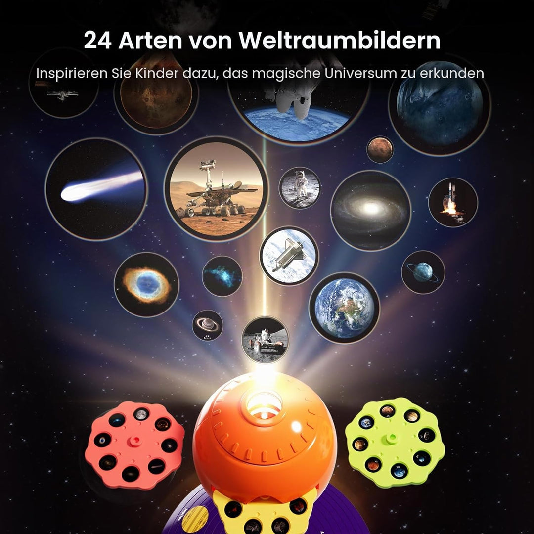 Science Can Sonnensystem Modell Planetensystem für Kinder Planeten Projektor Deutsch mit 8 Planeten