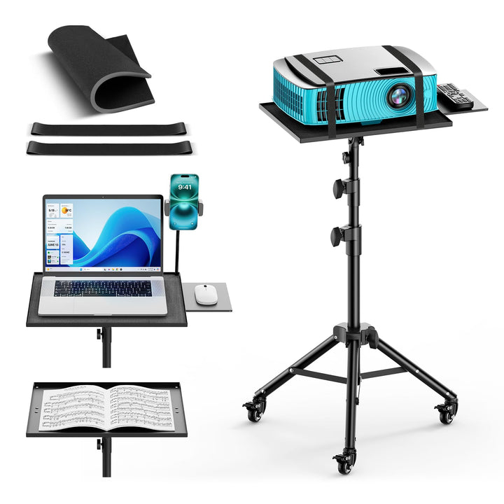Beamer Ständer Projektor Halterung Projektor Stativ Ständer, Universal Laptop Stativ, Faltbarer Bode