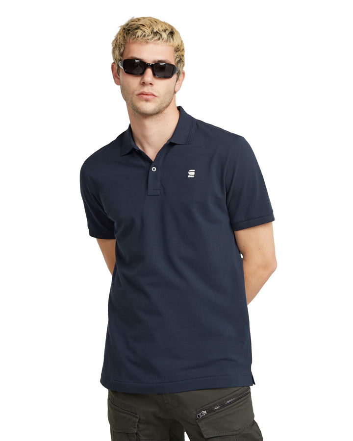 G-STAR Herren Dunda Slim Polo Ss Polos, Blau (Sartho Blue D11595-5864-6067)