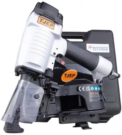 TJEP TA-45 Coilnagler Dachpappennagler inkl. 5.760 Rillennnägel