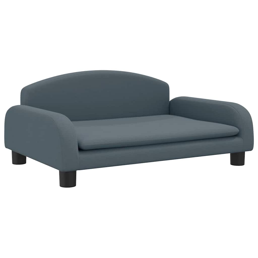 vidaXL Kindersofa Dunkelgrau 70x45x30 cm Stoff 70 x 45 x 30 cm Dunkelgrau, 70 x 45 x 30 cm Dunkelgra