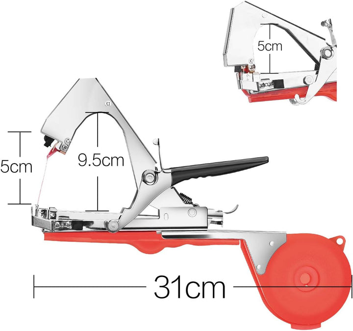 Bindezange für Pflanzen, Pflanzenbindemaschine Bandzange Tapetool Handbindemaschine für Weinberg Tom