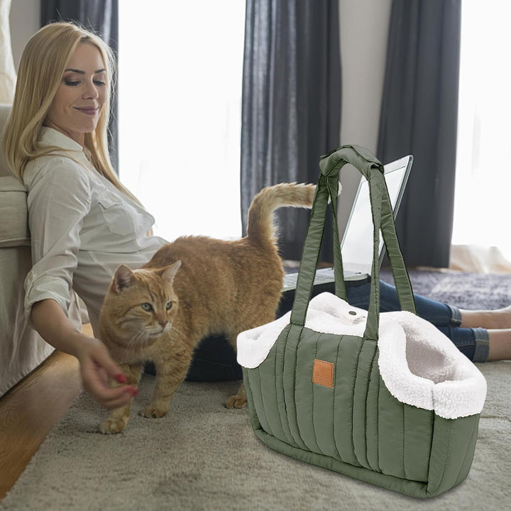 Katzentrage-Handtaschen,Hunde- und Katzentasche - Reise-Hundetragetasche,Tragbare Transportbox für H