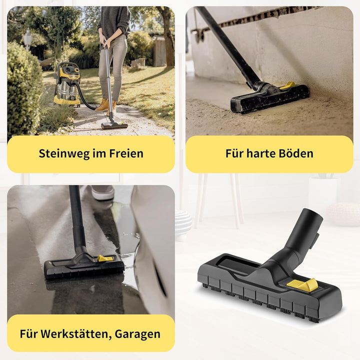 Bodendüse für Kärcher WD3, WD4, WD5, WD6, Trockensaugdüse Ersatz Staubsauger Bodendüse Zubehör