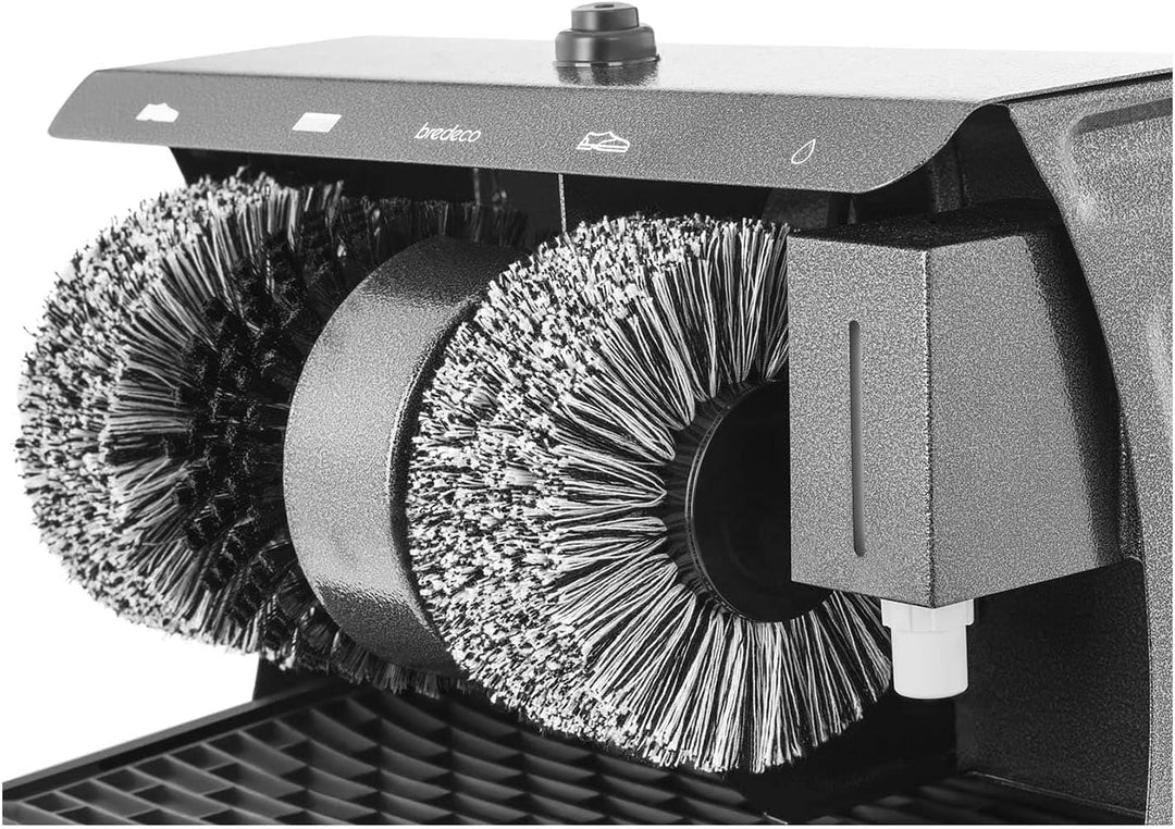 BC-S-POL3 Schuhputzmaschine Schuhputzer (3 Bürsten, 120 W, 230 V, Stahl)