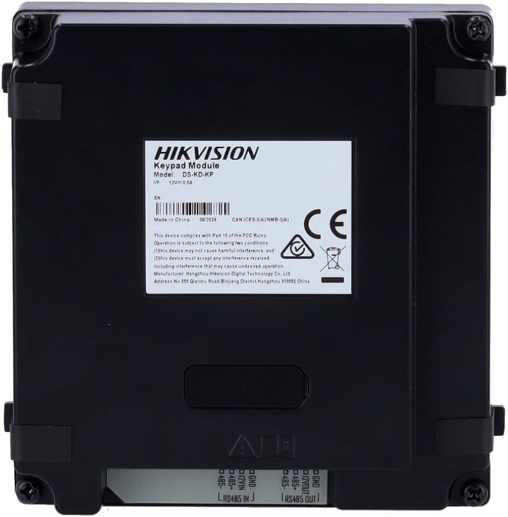 Hikvision Digital Technology DS-KD-KP Gegensprechanlage, Zubehör für Gegensprechanlagen (Tastatur, S