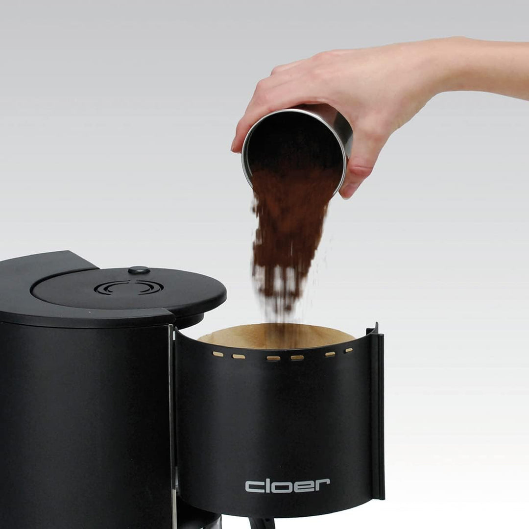 Cloer 7580 Elektrische Kaffee-und Gewürzmühle, 200 W, für Pesto, Nüsse und Getreide, bis zu 70 g Kaf